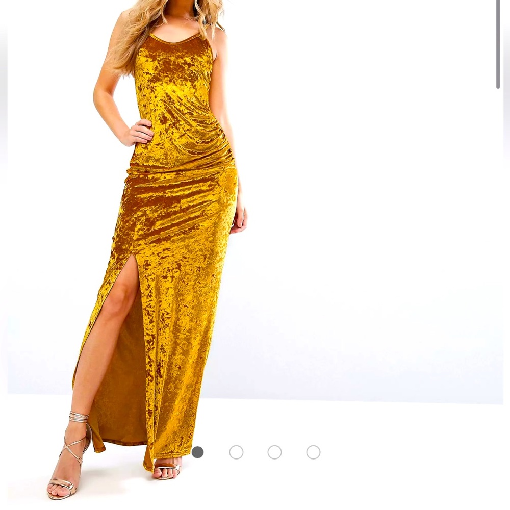 ASOS Gold Valour Dress